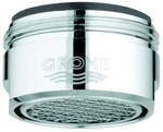 GROHE Spar-Laminarstrahlregler 13955 7,8 l/min bei 3,5 bar AG M24x1 chrom, 13955000