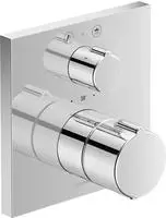 Duravit C.1 Brausethermost. UP,Eckig Ab-Umstellvent.,Thermostatkart. Chrom HG,