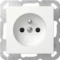 Gira Steckd. Erdstift + SP System 55 Reinwei&szlig; [448503], 4485 03