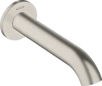 AXOR 38411800, AXOR Uno Wanneneinlauf gebogen Edelstahl Optic, 38411800