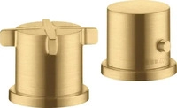 AXOR 36412250, AXOR Citterio E 2-Loch Wannenrandarmatur mit Thermostat Brushed Gold