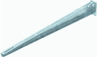 OBO Bettermann Wand- und Stielausleger mit angeschwei&szlig;ter Kopfplatte B610mm Stahl