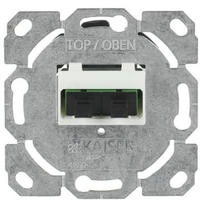 Busch-Jaeger Glasfaser Anschlussdose SC-Duplex-Stecker gerade Ausf&uuml;hrung 2-fach