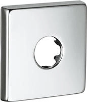 GROHE Rosette 48118, f&uuml;r Kopf- und Deckenbrausen, eckig, Material: Metall, 65 x 65 x