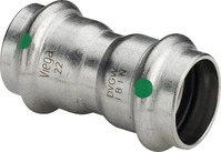 Viega Sanpress Inox-Muffe, d 42mm Stahl nichtrostend Modell 2315, 436209