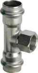 Viega Sanpress Inox-T-St&uuml;ck, d1 22, Rp 1/2, d2 22 Stahl nichtrostend Modell 2317.2,