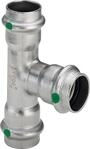 Viega Sanpress Inox-T-St&uuml;ck, d1 22, d2 15, d3 22 Stahl nichtrostend Modell 2318,