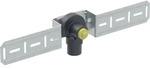 Geberit FlowFit Anschlusswinkel 90&deg; vormontiert, einfach, abgesetzt, ged&auml;mmt,...