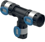 Geberit FlowFit T-St&uuml;ck reduziert, DN 20 / 12 / 20, d&oslash; 25 mm, 620.112.00.1