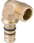 Geberit Mepla &Uuml;bergangsbogen 90&deg; mit Au&szlig;engewinde, DN 15 / 20, d&oslash; 20 mm,