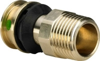 Viega Raxofix-&Uuml;bergangsst&uuml;ck, d 32mm, R 1 Siliziumbronze Modell 5311, 646349