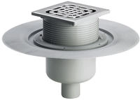 Viega Advantix-Bodenablauf Modell 4951.1 DN: 50 d: 50 H1: 160 H2: 50...
