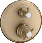 AXOR 16800140, AXOR Montreux Thermostat Unterputz mit Kreuzgriff und Absperrventil