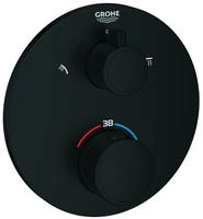 GROHE Thermostat-Brausebatterie Grohtherm 102208, mit integrierter 2-Wege-Umstellung,