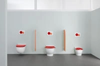 Geberit Bambini Wand-WC f&uuml;r Kinder, Tiefsp&uuml;ler, Rimfree, f&uuml;r WC-Sitz: T=53cm,