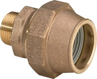 Viega Maxiplex-&Uuml;bergangsst&uuml;ck, d 32mm, R 1 Rotguss Modell 9011, 274160
