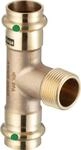 Viega Profipress Sanpress-T-St&uuml;ck, d1 28, R 3/4, d2 28 Rotguss oder Siliziumbronze