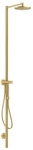 AXOR 12670250, AXOR Starck Nature Duschs&auml;ule mit Kopfbrause 240 1jet Brushed Gold