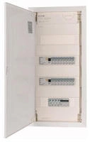 Eaton Best&uuml;ckter Kleinverteiler, 4-reihig, Flache Stahlblecht&uuml;r, 194711-A