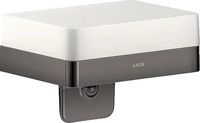 AXOR 42819330, AXOR Universal Softsquare Lotionspender mit Ablage Polished Black