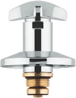 GROHE Oberteil 11505, DN 20, f&uuml;r UP-Ventile 3/4'', Trecorn-Griff, Schubrosette,