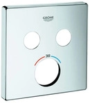 GROHE Rosette 49039 f&uuml;r SmartControl UP-THM mit 2 ASV chrom, 49039000
