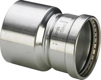 Viega Sanpress Inox XL-Reduzierst&uuml;ck, d1 108,0, d2 88,9 Stahl nichtrostend...