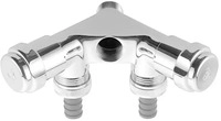 GROHE WAS-Doppelventil 41020 Einfach Design-Griff DN15 R&uuml;ckflussverh. chrom,