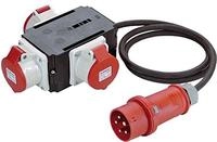 BACHMANN CEE-Adapter 3xCEE 16A 1,5m CEE 16A, 349.035