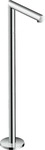 AXOR 45412800, AXOR Uno Wanneneinlauf gerade bodenstehend Edelstahl Optic, 45412800