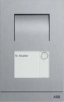 Busch-Jaeger Au&szlig;enstation Audio, 3 Klingeltaste(n), aluminium (A21051P3-A-03),