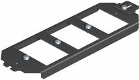 OBO Bettermann Grundtr&auml;ger f&uuml;r Tr&auml;gerplatte 208x76x12 Stahl bandverzinkt
