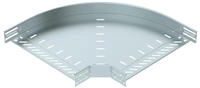 OBO Bettermann Bogen 90&deg; f&uuml;r Kabelrinne, horizontal 60x400 Stahl bandverzinkt,