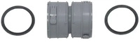 Vaillant Set 3 Verbindungsst&uuml;ck Brennw. f&uuml;r flexible Abgasleitung DN 80, PP, 303512