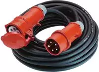 BACHMANN Verl&auml;ngerung H07RN-F 5G4,0mm&sup2; sw, 5,0m, CEE 32A rt, 346.170