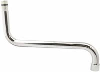 GROHE S-Auslauf 13369, Bogenauslauf, f&uuml;r Eurosmart Einhand-Sp&uuml;ltischbatterie