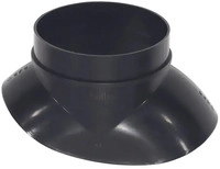 Vaillant Adapter f&uuml;r Kl&ouml;ber-Pfanne schwarz, f&uuml;r Dachschr&auml;gen von 20-50 Grad,