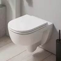 Duravit DU D-Code 2.0 WC-Set wandh.,Sp&uuml;.4/2L,Rimless inkl.Sitz mit Absenka., Wei&szlig;