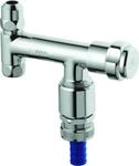 GROHE WAS-Ventil Eckfix 41033 Design-Gr. DN10 mit RV und Rohrbel&uuml;fter chrom,