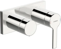 HANSA Einhebelmischer Fertigmontageset f&uuml;r Wanne/Brause HANSARONDA 4459 Rosette