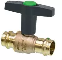 Viega Easytop-Kugelhahn mit SC-Contur Siliziumbronze, Modell 2275 DN: 15 d: 18,
