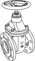 Wilo Mechanisches Zubeh&ouml;r Absperrschieber DN 100, EN-GJL-250, 2017163