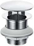 Keuco KE Schaftventil Armaturenzubeh&ouml;r 59904, mit Haube, Schwarzchrom geb&uuml;rstet,