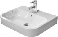 Duravit DU Aufsatzbecken Happy D.2 600 mm m.&Uuml;L, m.HLB, 1 HL, geschl., wei&szlig;,