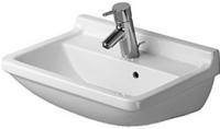 Duravit DU Waschtisch Starck 3 500 mm mit &Uuml;L, mit HLB, 1 HL, wei&szlig;, 0300500000