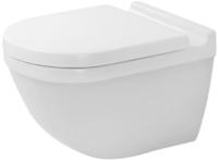 Duravit DU WWC-Set Starck 3, Tiefsp&uuml;ler DuraFix wei&szlig;, inkl. WC-Sitz mit