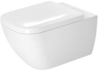 Duravit Wand-WC Happy D.2 540 mm Tiefsp&uuml;ler, rimless, Durafix, wei&szlig;, 2222090000