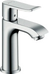 hansgrohe Metris Einhebel-Waschtischmischer 100 f&uuml;r Handwaschbecken mit