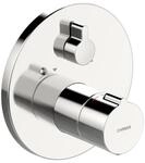 HANSA Fertigmontageset f&uuml;r Wanne/Brause HANSAHOME 8862 Rosette rund Chrom, 88629045