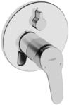 HANSA Einhebelmischer Fertigmontageset f&uuml;r Wanne/Brause HANSAMIX 8184 Rosette rund